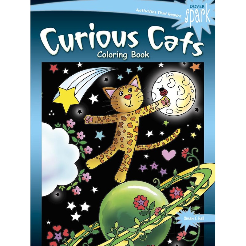 Dover Publications Curious Cats Coloring Book