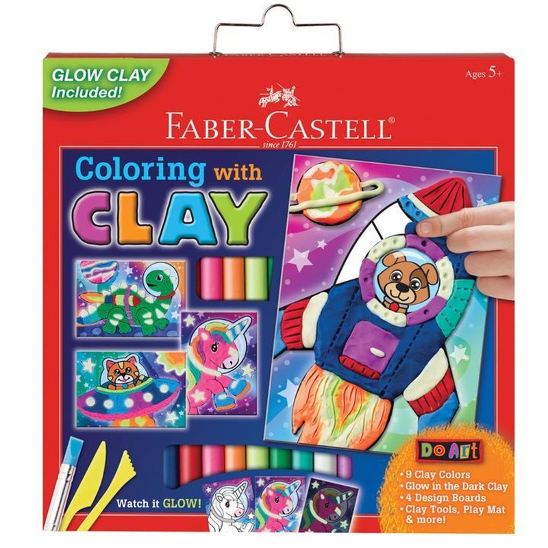 Faber Castell Coloring With Clay Space Pets
