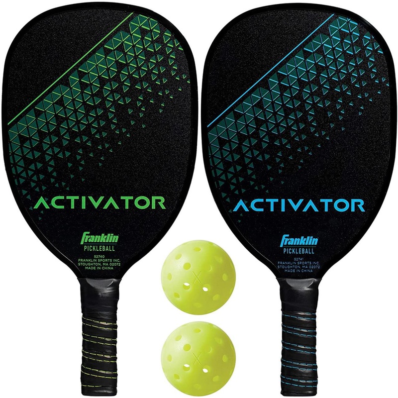 Franklin Sports Activator 2 Player Wood Paddle & Ball Set