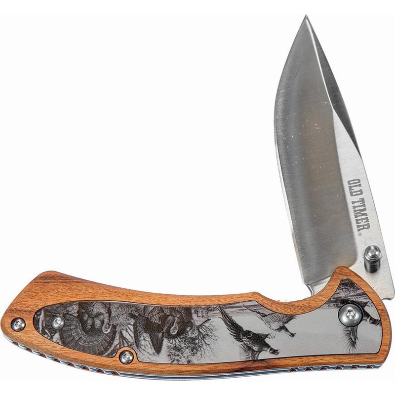 Old Timer Wood W/ Etch Knife