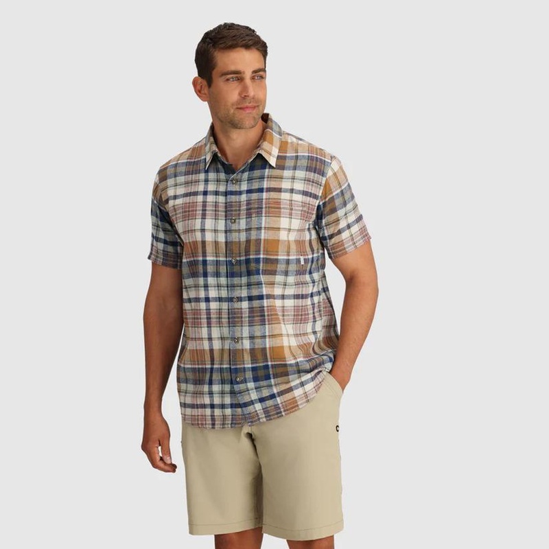 Outdoor Research Men’s Weisse Plaid Shirt – Bronze