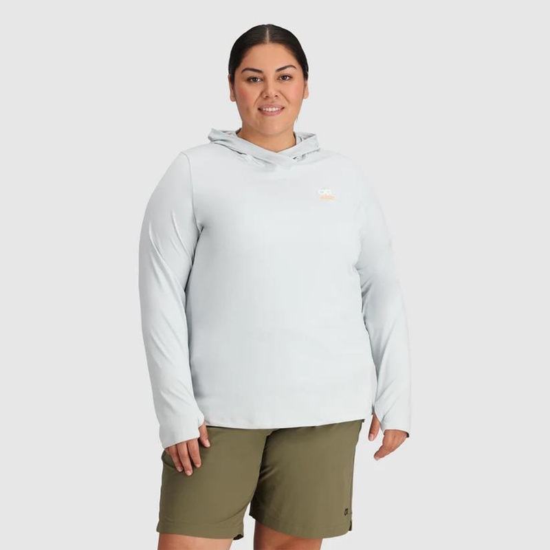 Outdoor Research Women’s ActiveIce Sun Hoodie-Plus – Titanium