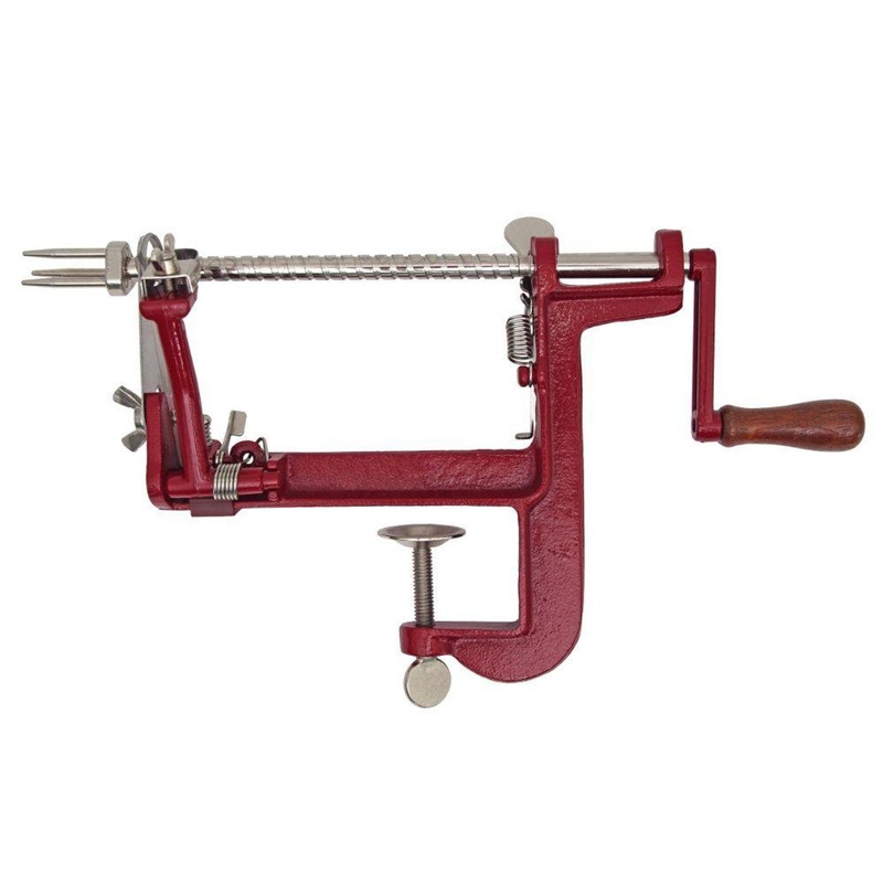 Palmer Wholesale Johnny Apple Peeler Cast Iron Apple Peeler with Clamp Base