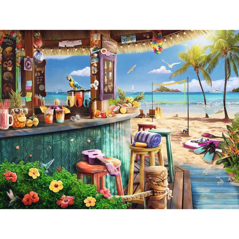 Ravensburger Beach Bar Breezes 1500pc Puzzle