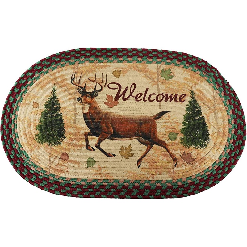 Rivers Edge Products Deer Braided Rug