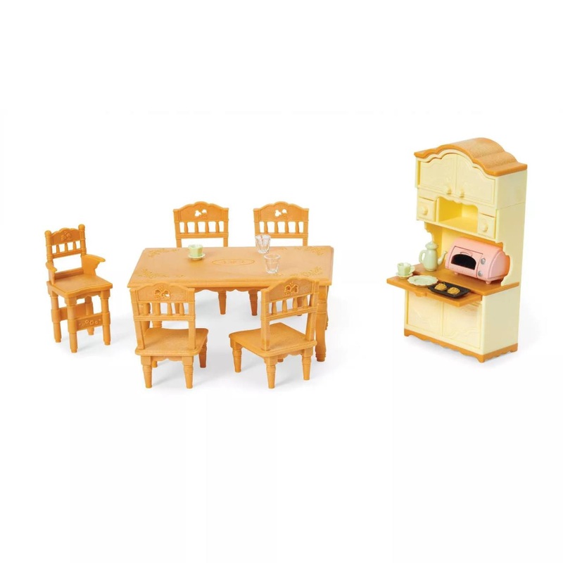 Epoch Everlasting Calico Critters – Dining Room Set