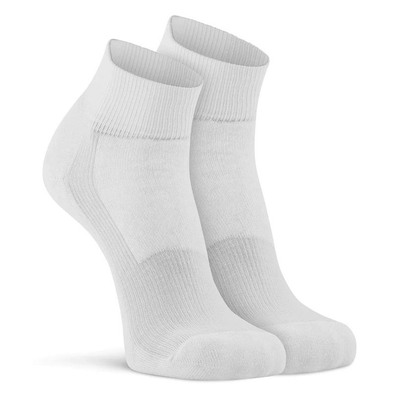 Fox River Mills Women’s Wick Dry Walker Lightweight Quarter Crew Everyday Sock White