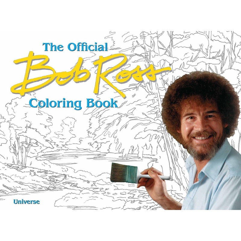 Random House Books Bob Ross Coloring Book