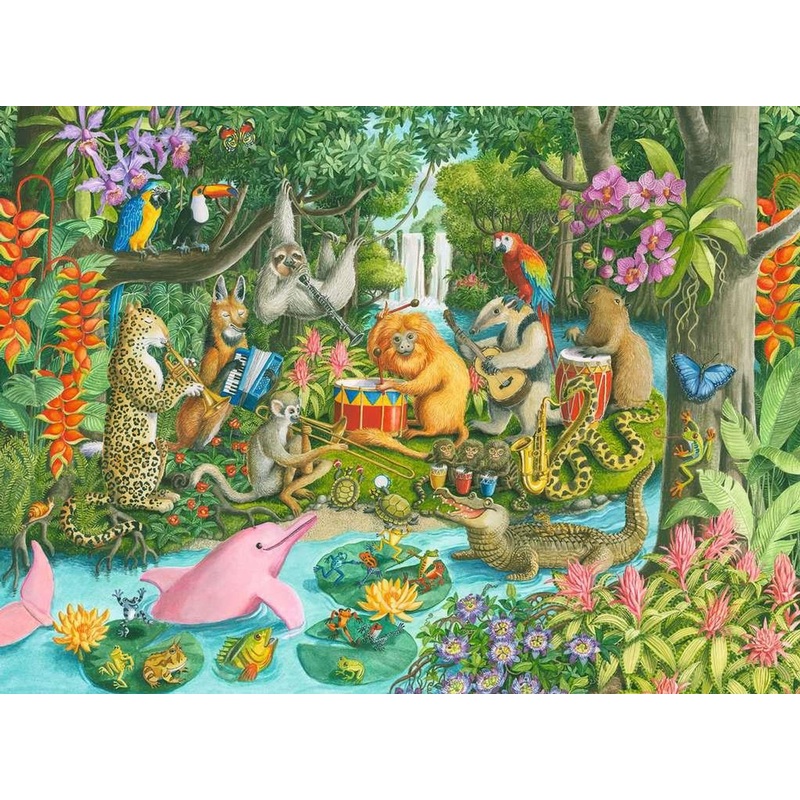 Ravensburger Rainforest River Band 100pc Puzzle