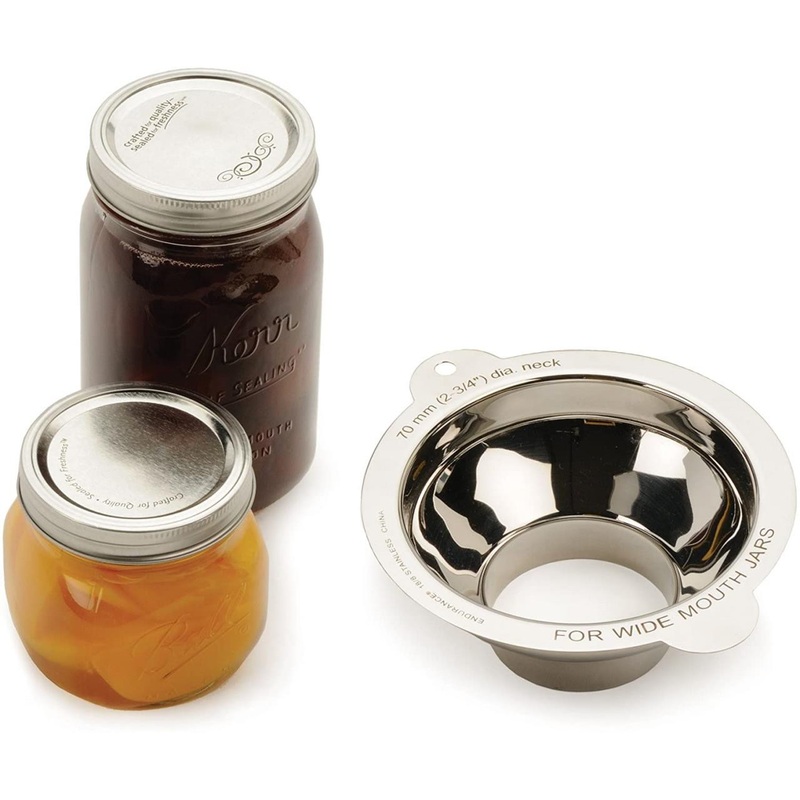 Rsvp Stainless Steel Wide Mouth Canning Funnel