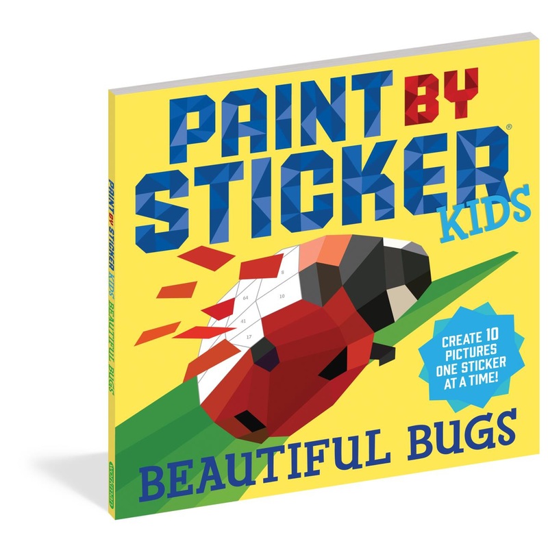 Workman Publishing Paint By Sticker Beautiful Bugs
