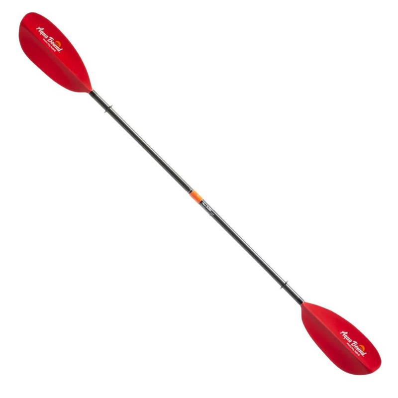 Aquabound Manta Ray Hybrid 2-Piece Posi-Lok Kayak Paddle – Sunset Red