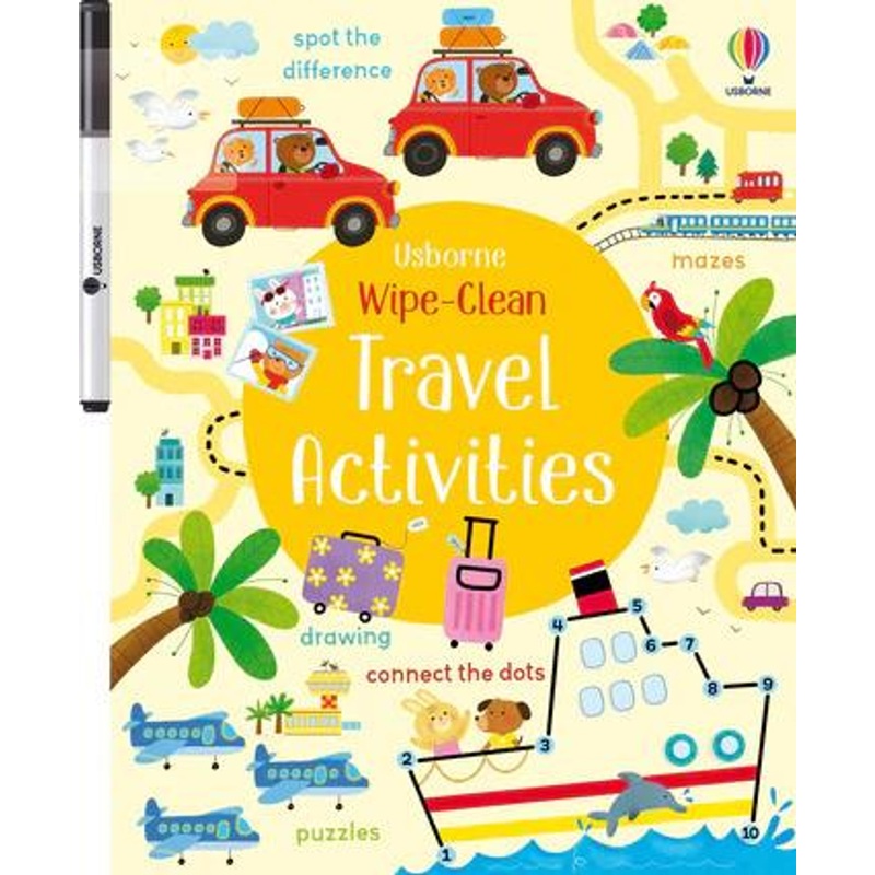Harper Collins Wipe-Clean Travel Activities