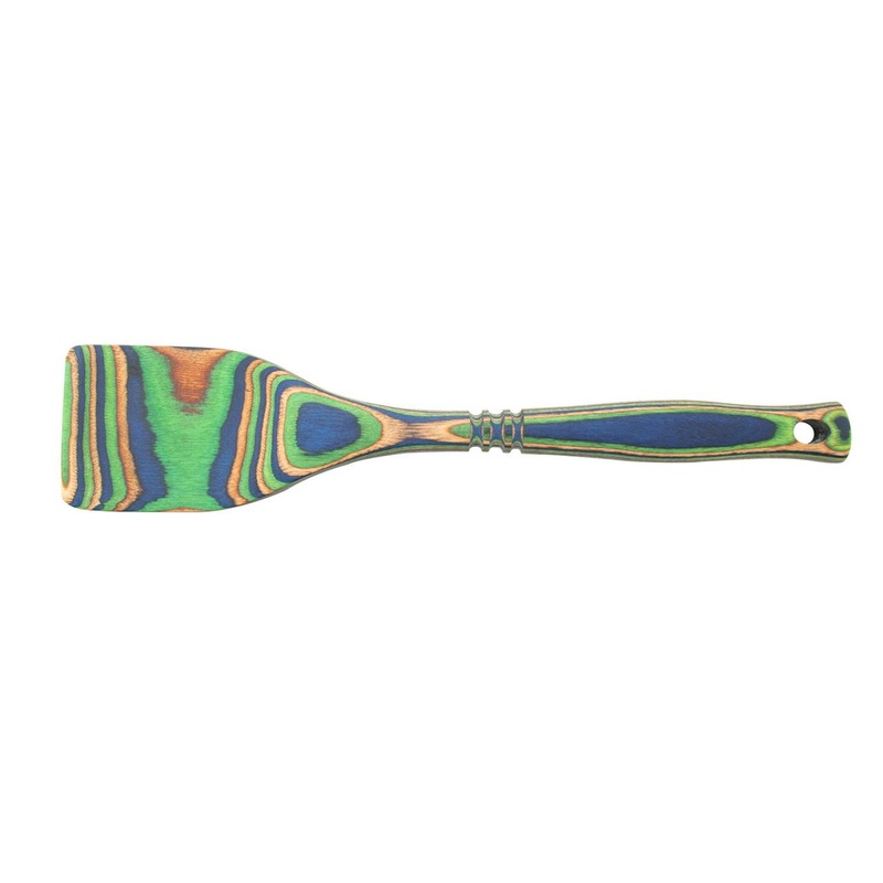 Island Bamboo Peacock Pakka Wood Spatula