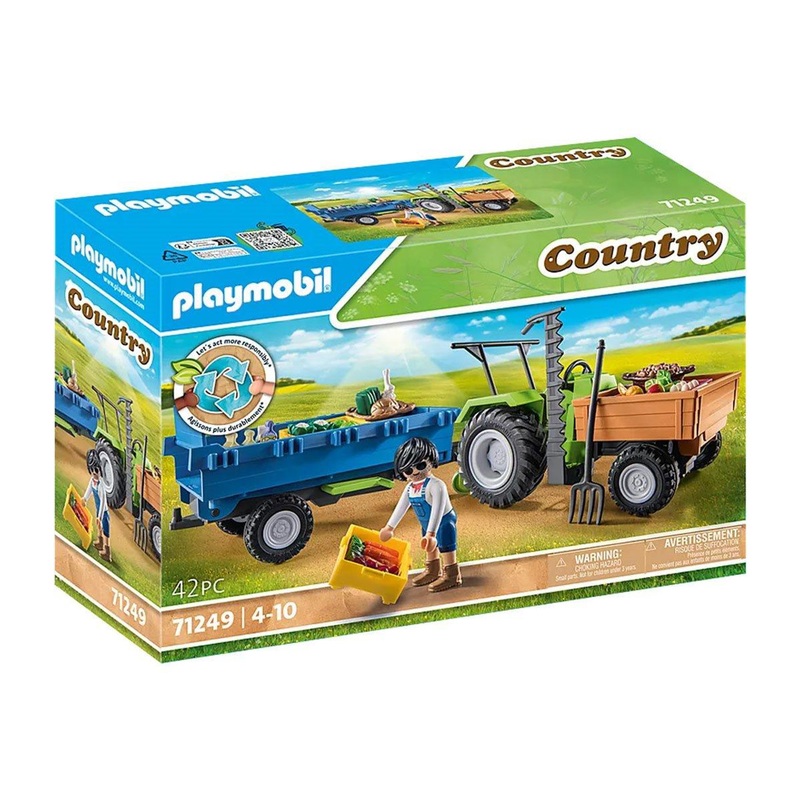 Playmobil Harvester Tractor with Trailer