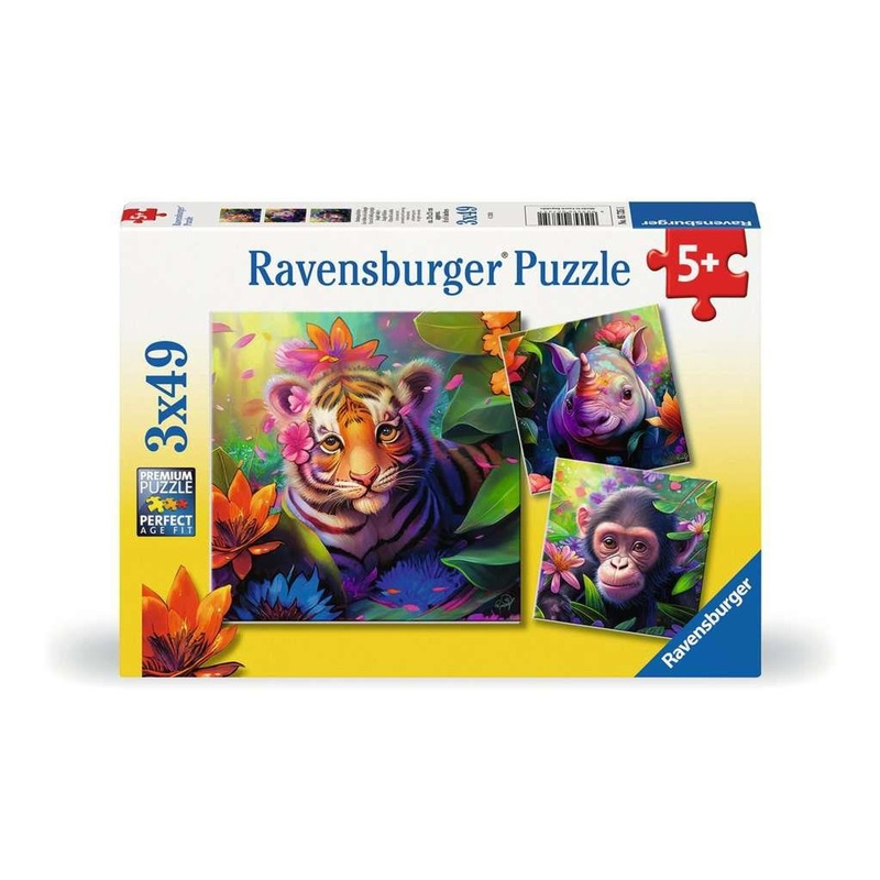 Ravensburger Jungle Babies – 3X49 pc. Puzzle