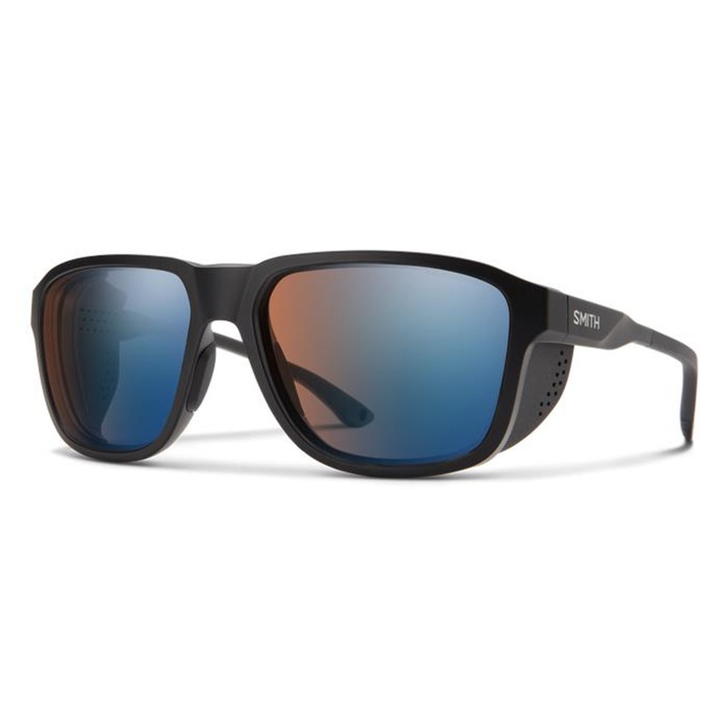 Smith Optics Embark – Matte Black + ChromaPop Glacier Photochromic Copper Blue Mirror Lens